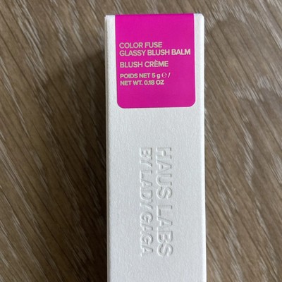 HAUS LABS by Lady Gaga Color Fuse Blush Balm Crème Glassy Pitaya (Cool Pink) NIB