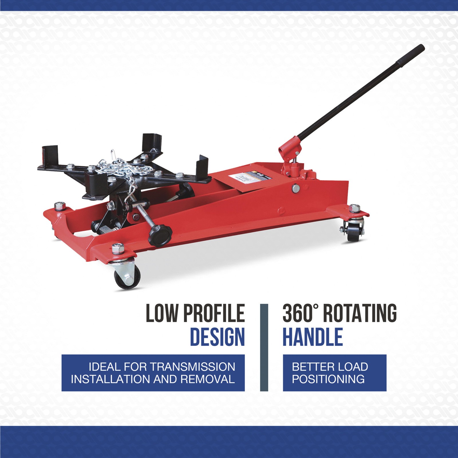 Strongway 1/2-Ton Hydraulic Low Profile Transmission Jack