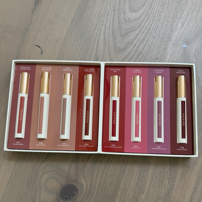 #ad #ad GUCCI BEAUTY Glow Oil In Water Tint PR Set 8pc Full size collection *new* $200.00