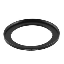Camera Parts 62mm-77mm Lens Filter Step Up Ring Adapter Black