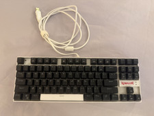 Redragon K552W-RGB Kumara TKL Mechanical Gaming Keyboard White Black Backlit