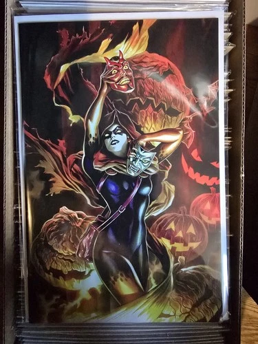 Amazing Spider-Man #14 Virgin Variant By Felipe Massafera Hallows Eve Marvel NM+