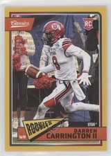 2018 Classics Rookies Timeless Tributes Gold /99 Darren Carrington II #295 10k8