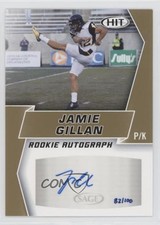 2019 Sage Hit Premier Draft Rookie Gold 82/100 Jamie Gillan #A101 Auto 13w2