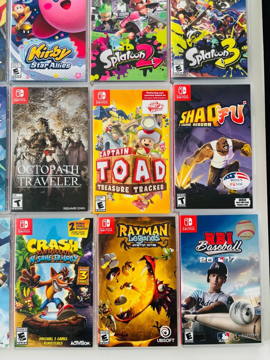 U PICK! Nintendo Switch Games - Pokemon Splatoon Super Mario 3D