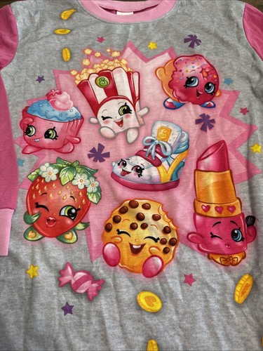 SHOPKINS Girls Pajama 2pc Set & Nightgown PJ’s Size 8 Both New With Tags - Picture 4 of 7
