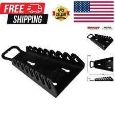 Compact Ernst 8-Wrench Organizer - Hang on Wall, Pegboard, or Mobile Tool Cart