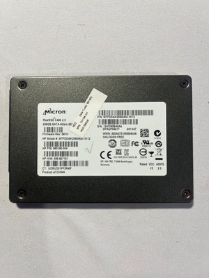 Lot of 4 SSD Drives Micron 256, Micron 128, Sandisk 128, OCZ Agility 3