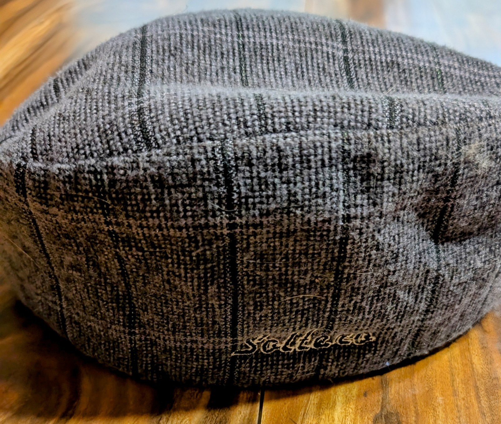 Vintage Soltero Herringbone Pattern Flat Driving … - image 3