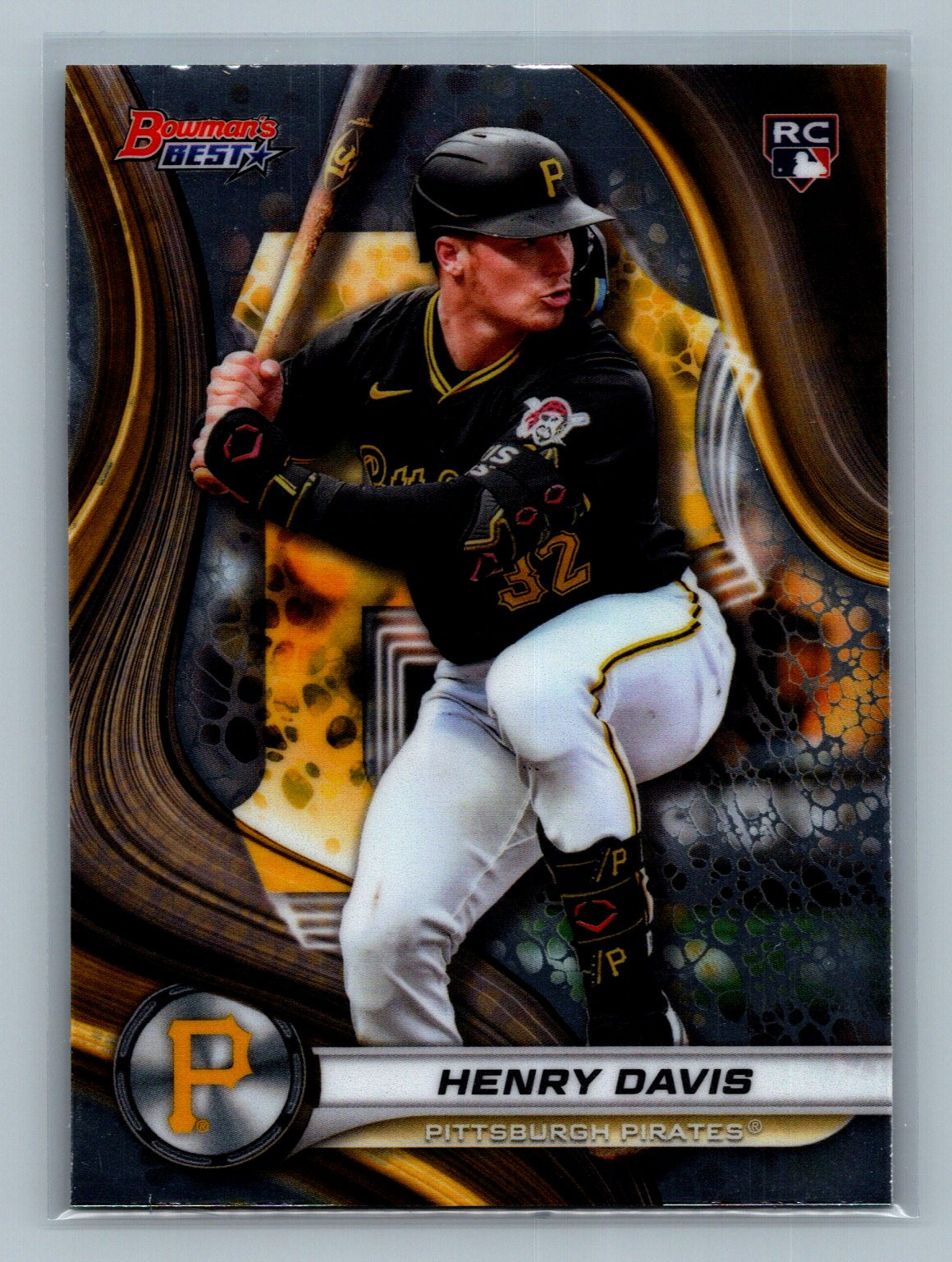 2024 Bowman's Best #50 Henry Davis Pittsburgh Pirates