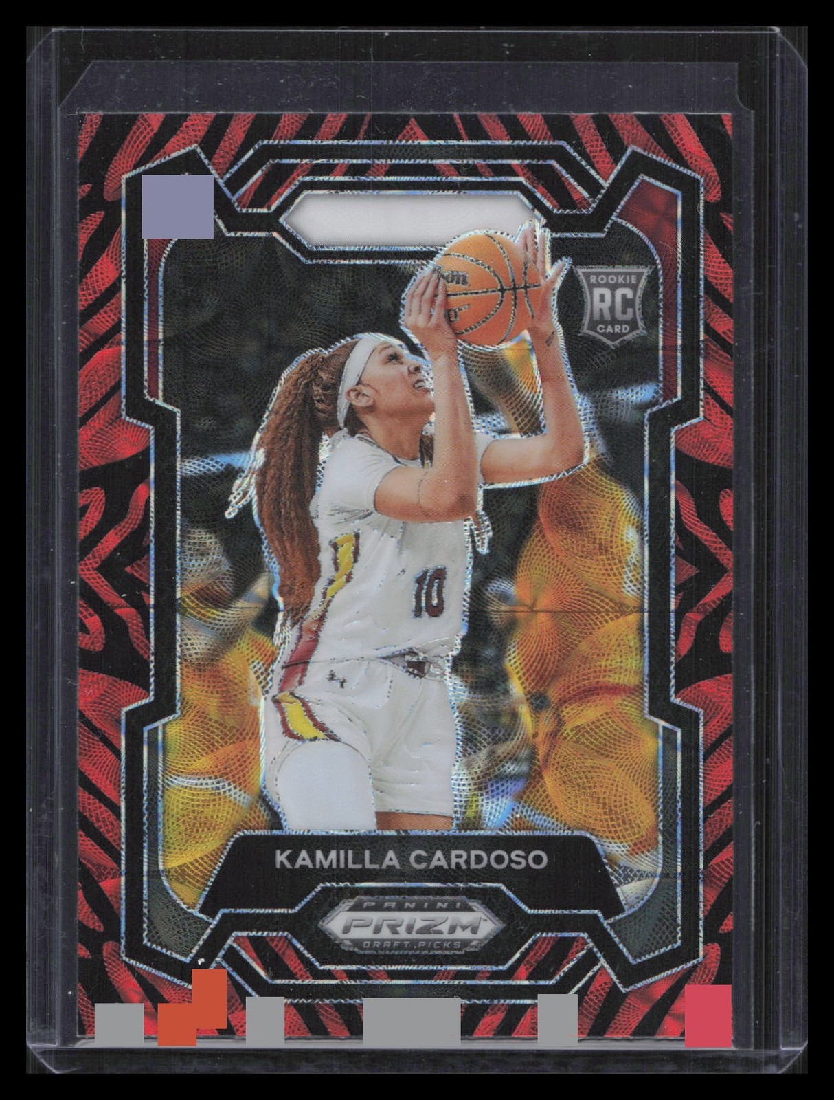 2024 Panini Prizm Draft Picks #59 Kamilla Cardoso Prizms Tiger Stripe