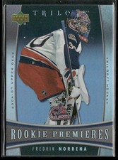 2006-07 Upper Deck Trilogy Fredrik Norrena RC /999 #110 Columbus Blue Jackets