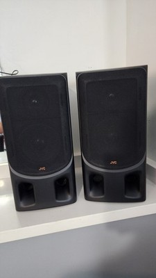 Vintage Japan JVC Wood Bookshelf Speakers 50W 8 Ohms SP-MX55BK