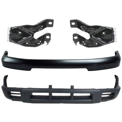 FRONTIER 98-00/XTERRA 00-01 FRONT BUMPER, 4-pc kit, w/ Bumper Bracket and