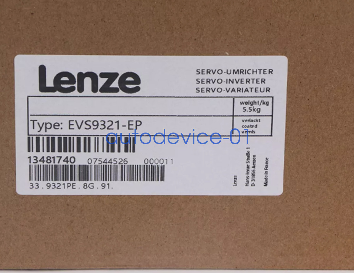 LENZE Servo Drive Inverter EVS9321-EP EVS9321EP DHL/FedEx