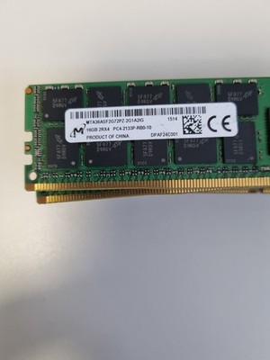 16GB DDR4-2133 RDIMM 1.2V CL15 Micron MTA36ASF2G72PZ-2G1A2IG