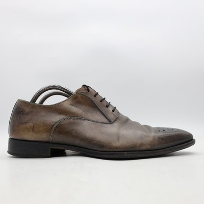 Magnanni Men’s Brown Leather Oxford Dress Shoes – Size 8.5M Gorgeous MAGNANNI Wing Tip Leather Brown Mens 8.5 M Oxford  main image 2