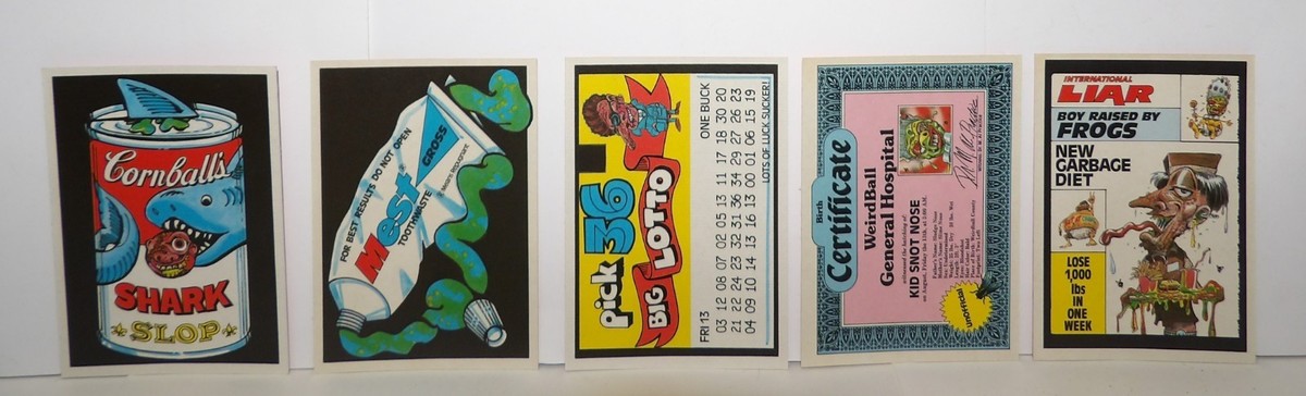 Vintage Mel Appel Unofficial Weird Ball Trading Cards Lot of 5 | eBay