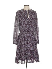 Karen Kane Women Purple Casual Dress S