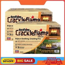2 Packs Duraflame Crackleflame 4.5lb Firelogs...