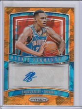 Darius Bazley 2019-20 Panini Prizm Orange Ice Rookie Penmanship Auto RP-DBZ