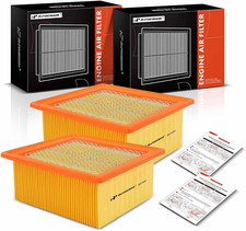 2-pc Front Engine Air Filter Compatible With Dodge Ram 2500 2003-2009 Ram 3500 2-pc Front Engine Air Filter Compatible With Dodge Ram 2500 2003-2009 Ram 3500