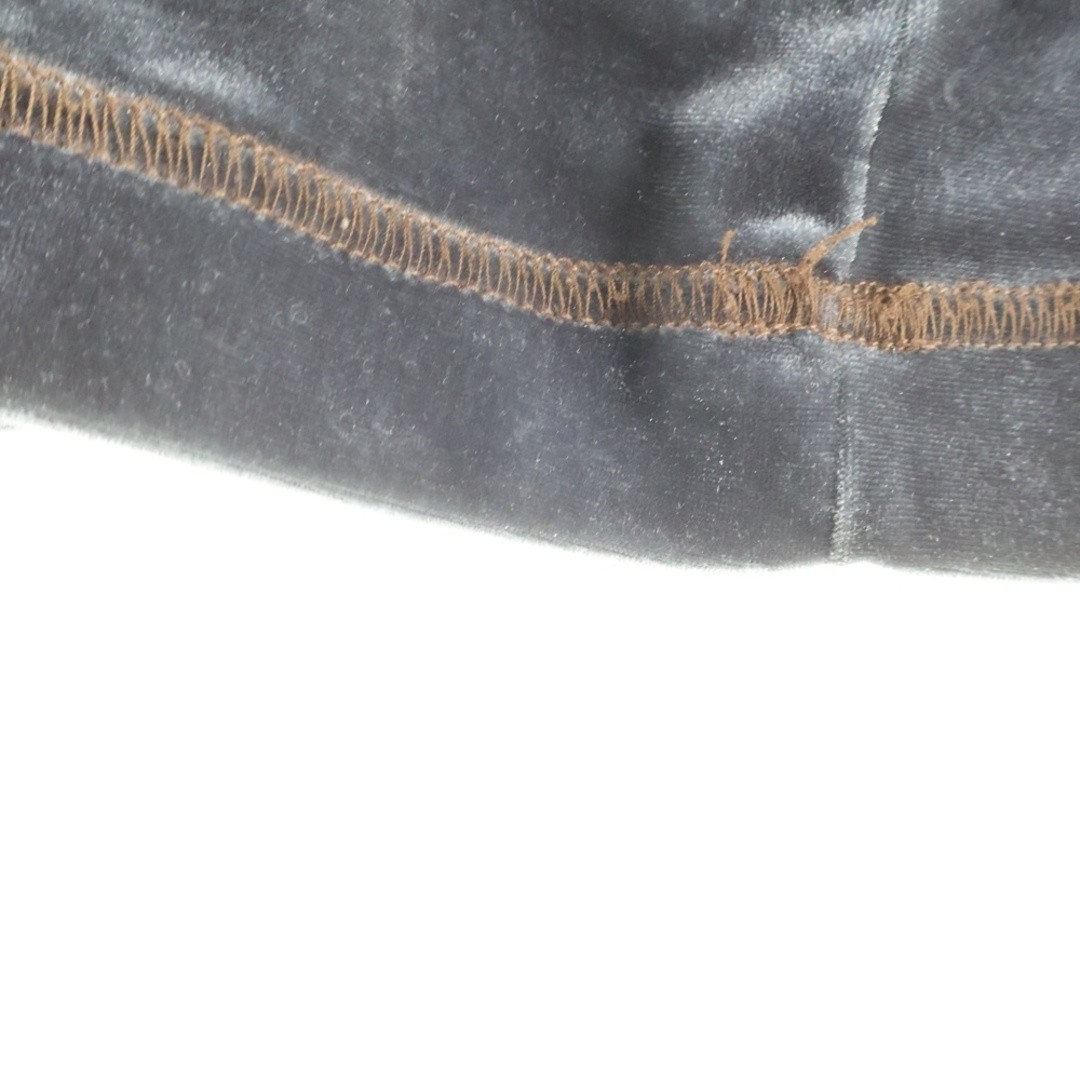 Fendi FF Logo Embroidered Velour Velvet Mock Neck Long Sleeve T-shirt Top Used 8 thumbnail 6