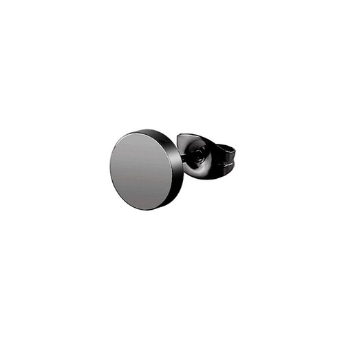 Men Women Punk Round Titanium Stainless Steel Gold Ear Stud Earrings Hot Jewelr< - Picture 14 of 16