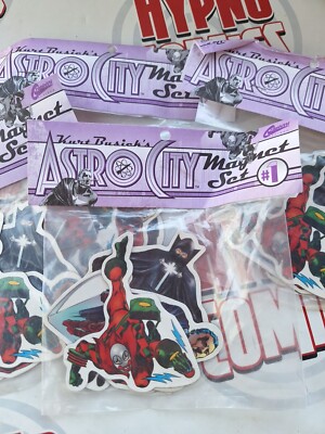 ASTRO CITY MAGNET SET VINTAGE BRAND NEW SEALED 1998 NOS