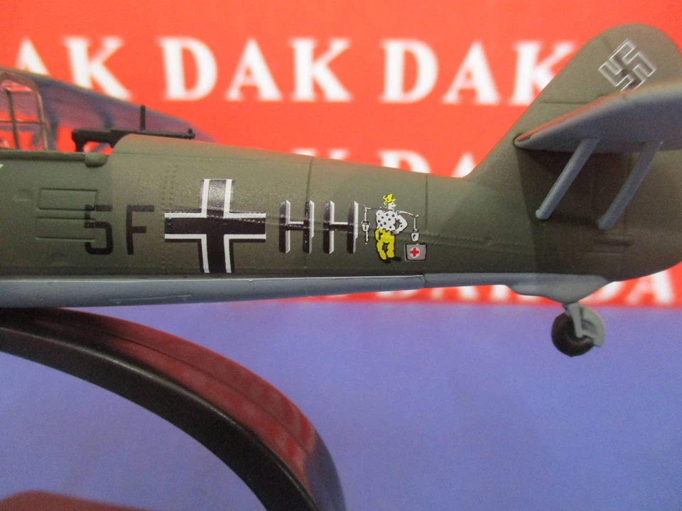 Die cast 1/72 Modellino Aereo Aircraft Henschel HS 126 A-1 Poland 1939 by Oxford - Immagine 3 di 4