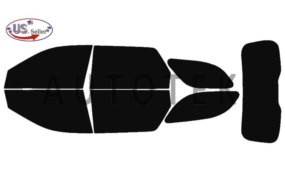 Película precortada en todos los lados + ventana trasera cualquier tono % para Dodge Durango 2011-2025 Foto 2 de 4