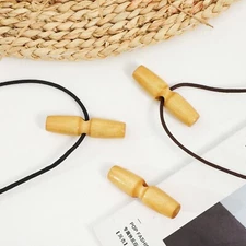 Unisex Toggle New Sewing One Hole Buttons Coat Wooden Accessories 20Pcs Vintage