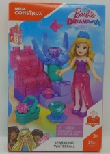 Mega Construx Barbie Dreamtopia Sparkling Waterfall 25 Pcs FWP12