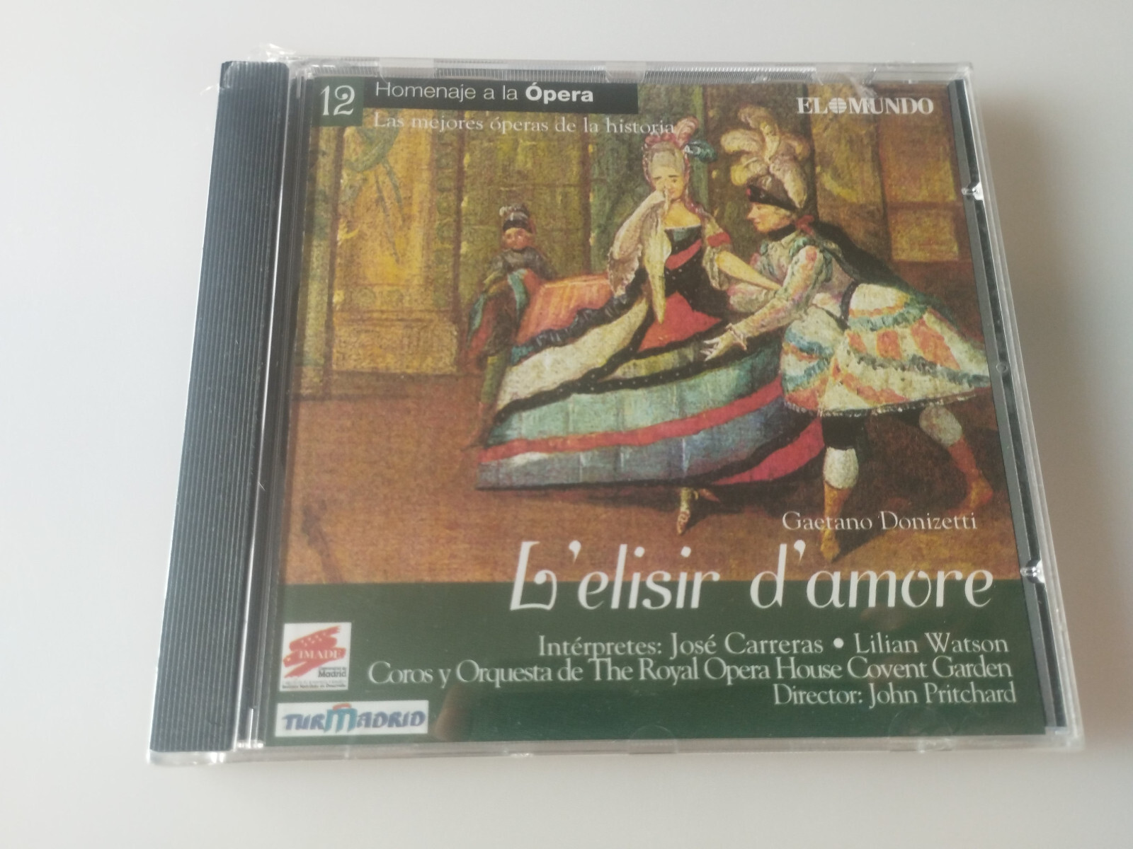 Donizetti L'Elisir D'Amore JOSE CARRERAS Lilian Watson Pritchard 2000 - CD New