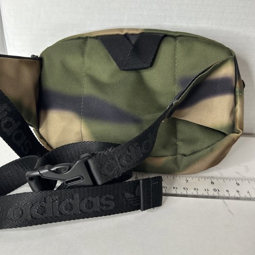 Adidas Nylon Green Camo Fanny Adjustable Belt Bag Unisex - Picture 4 of 8