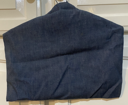 Vintage Jeans Kleidernadel Tasche mit rotem Einband & 20 Holz Rund Top Wäscheklammern - Bild 8 von 11