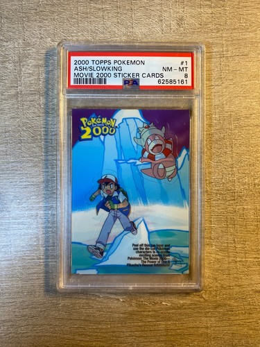 Pokemon TOPPS 2000 the movie - Complete sticker set 10/10 - all PSA8-9 - MINT - Picture 7 of 24