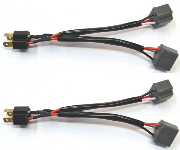 Splitter Draht Keramik S 9003 HB2 H4 Zwei Gurt Kopf Licht Sockel Stecker Beam-image