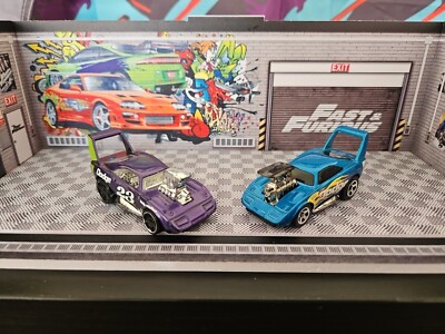 Hot Wheels 2007 '69 Dodge Charger Daytona blau + lila Kombiversand 