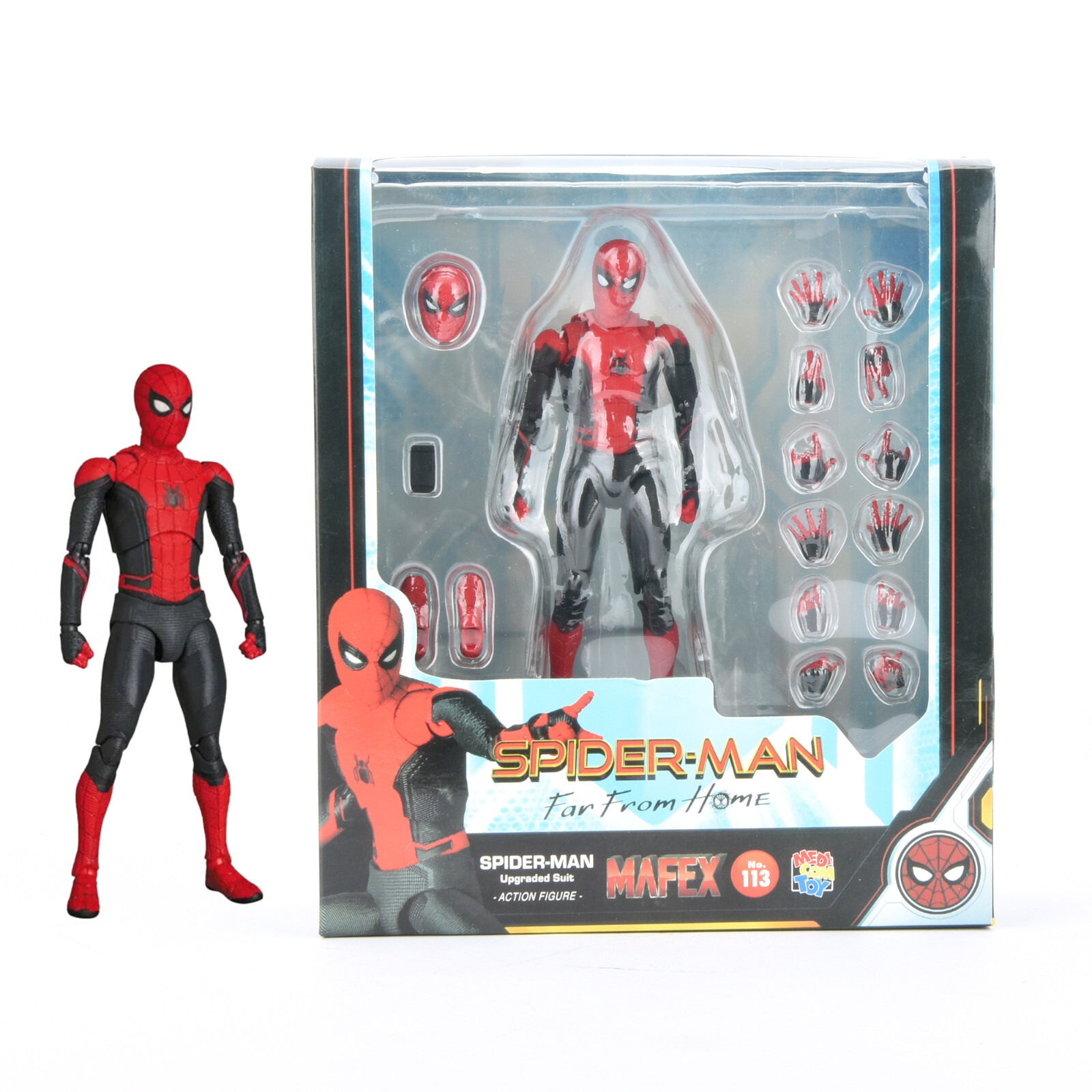 Spider-Man Far From Home Spiderman w/Magnet Hands & Feet 5.5