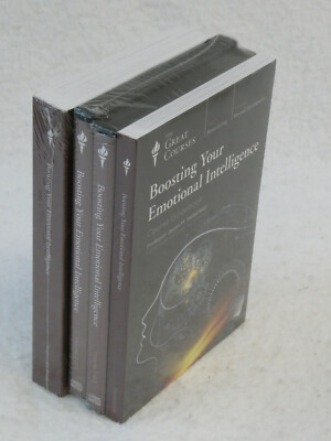 Lot of 2 BOOSTING YOUR EMOTIONAL INTELLIGENCE Audio CDs & Transcript SEALED