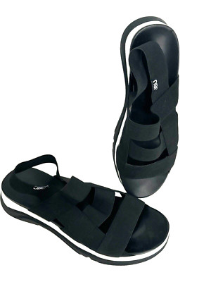 Women's JBU by Jambu Ava Sandal B3AVA01 Black Womens 9M 9 Strappy Textile