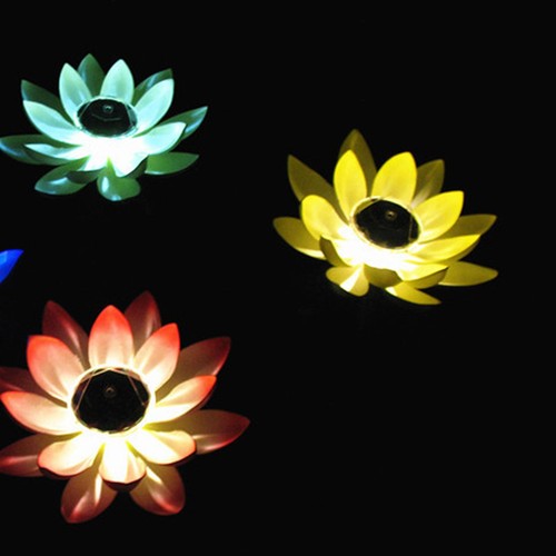 Lotus Floating Pool Lights Solar Power Led Pond Lights Solar Lights Accessories - Picture 6 of 17