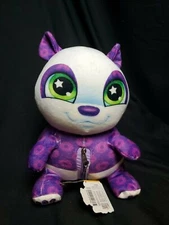 Animal Travel Palz Reversible Stuffed Animal Neck Pillow Purple Panda NEW