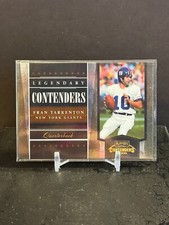 2005 Legendary Contenders Football Fran Tarkenton Card #LC-7  #'ed /1000
