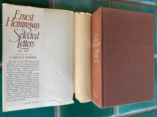 Ernest Hemingway: Selected Letters 1917-1961 Edited by Carlos Baker 1981 HC w/DJ - Picture 7 of 12