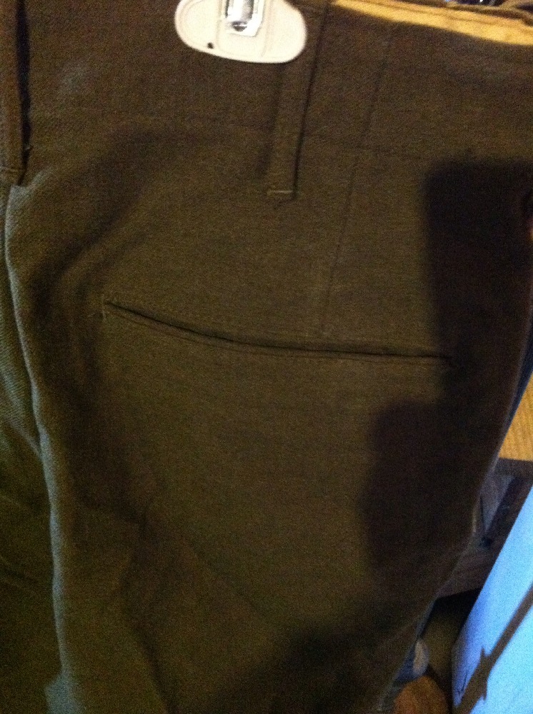 vintage military wool cargo pants 195060 31W×31L New Old Stock Great