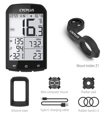 GPS Bike Computer Wireless Waterproof Speedometer Odometer ANT+ Bluetooth5.0 