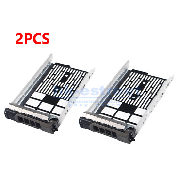 2X 3.5'' LFF SAS SATA Hard Drive Caddy Tray For Dell PowerEdge T340 Server