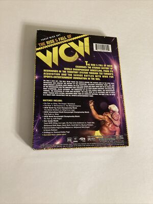 WWE : The Rise And Fall Of WCW DVD 3-Disc Set WWE Home Video | eBay